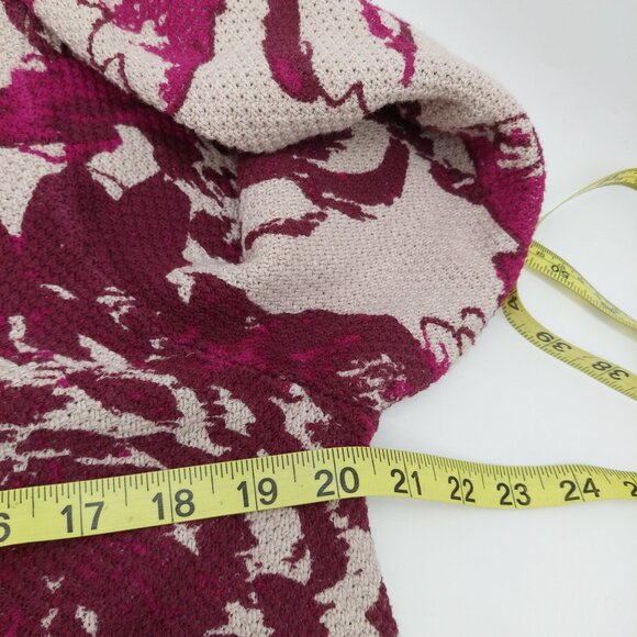 Soft surroundings Womens Shirt Size Medium Knit Cream Red Floral Pullover - Picture 4 of 7